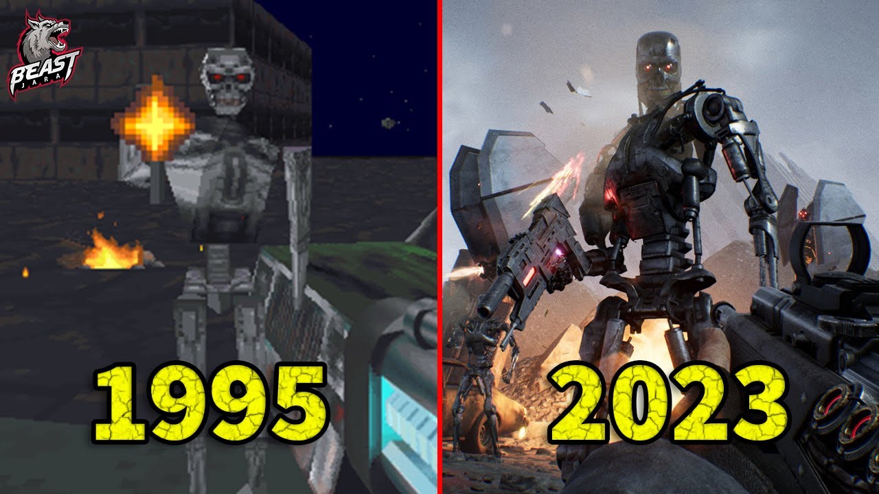 Evolution of Terminator game 1995-2023 - YouTube