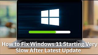 Fix Slow Boot Issue After Windows 11 25H2 Update | Speed Up Startup Time
