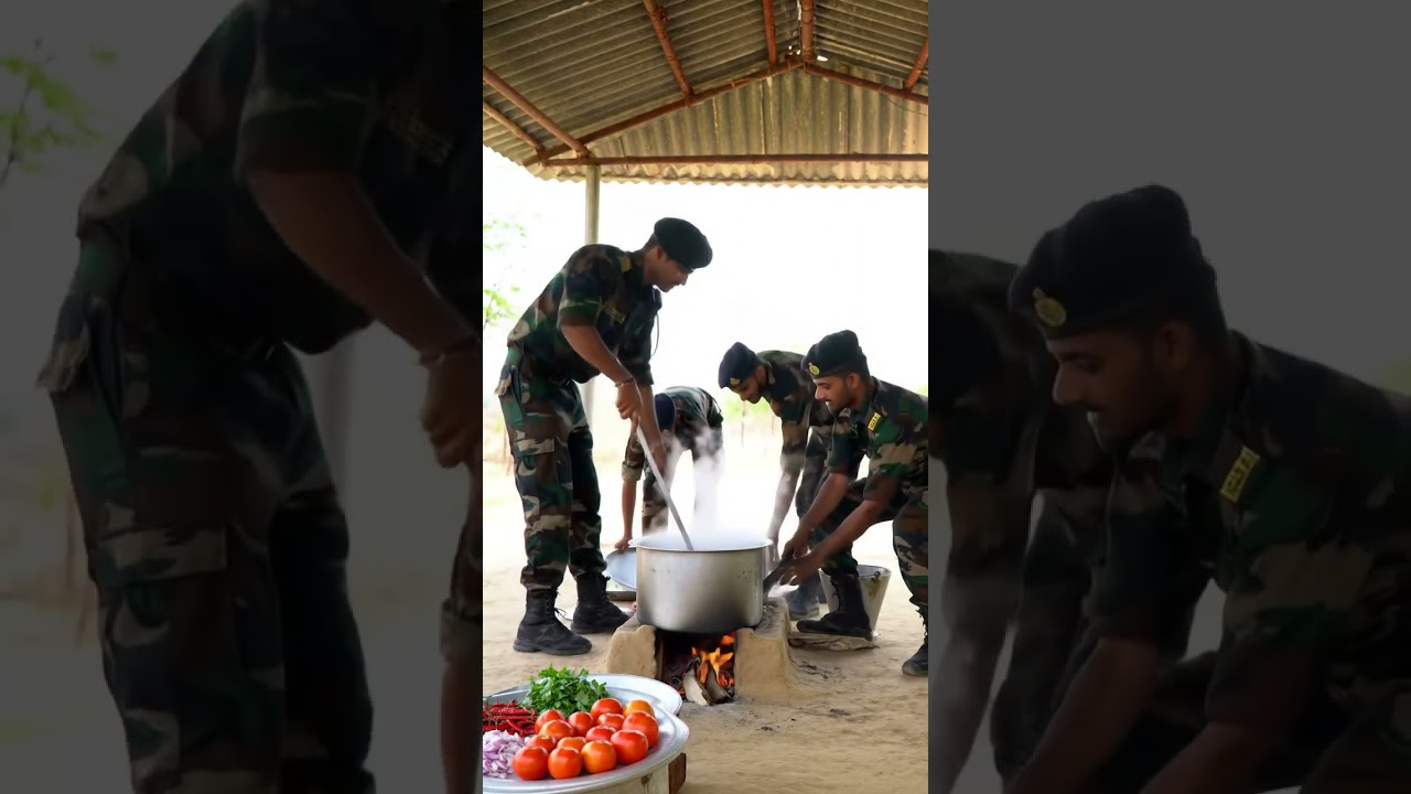 🇮🇳 Indian Army Cooking Together | Unity, Discipline & Brotherhood 🍲🔥 