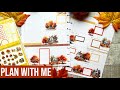 PLAN WITH ME - DASHBOARD LAYOUT - Autumn Houses & Trees