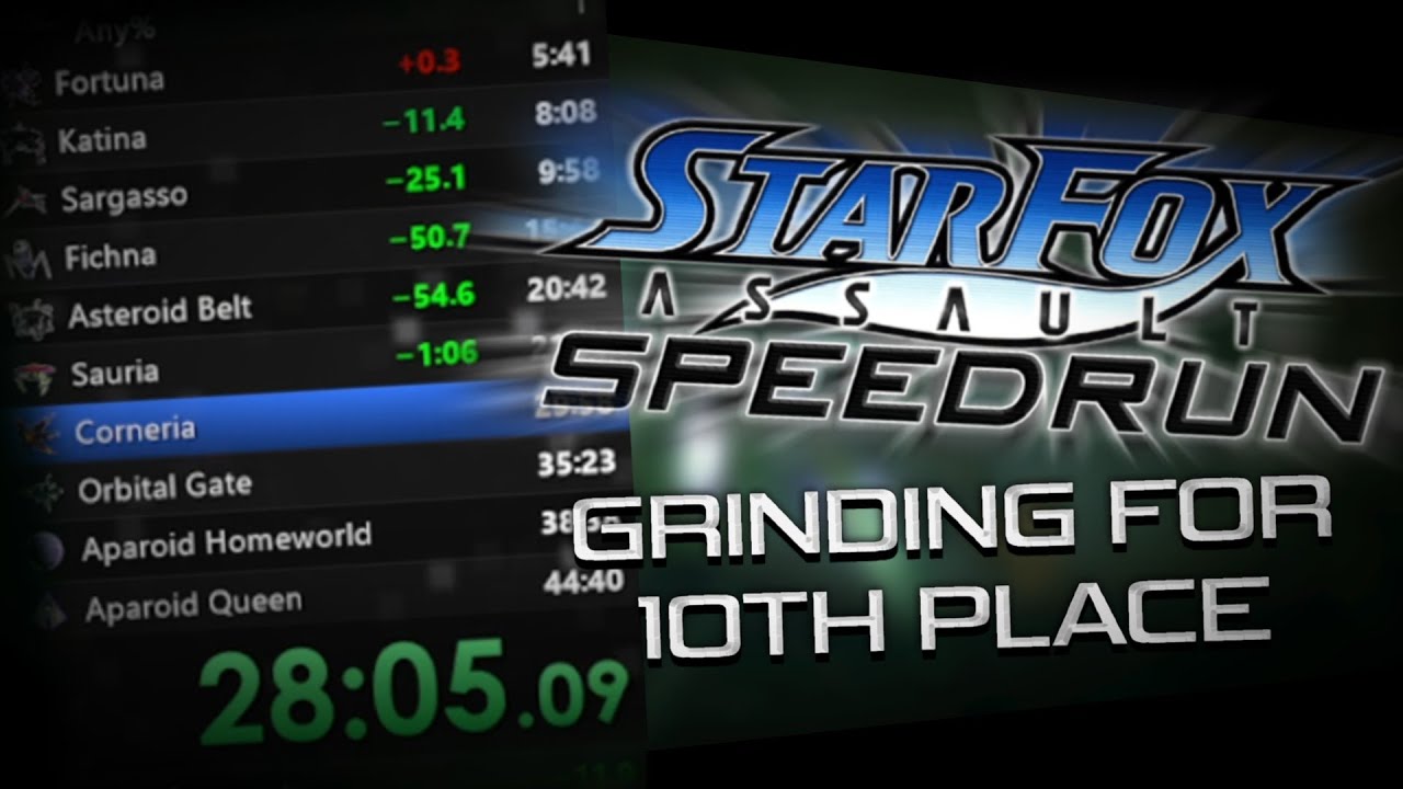 🔴 HARDCORE GRINDING [ Star Fox Assault Speedrunning (11th place / OLD PB) ]