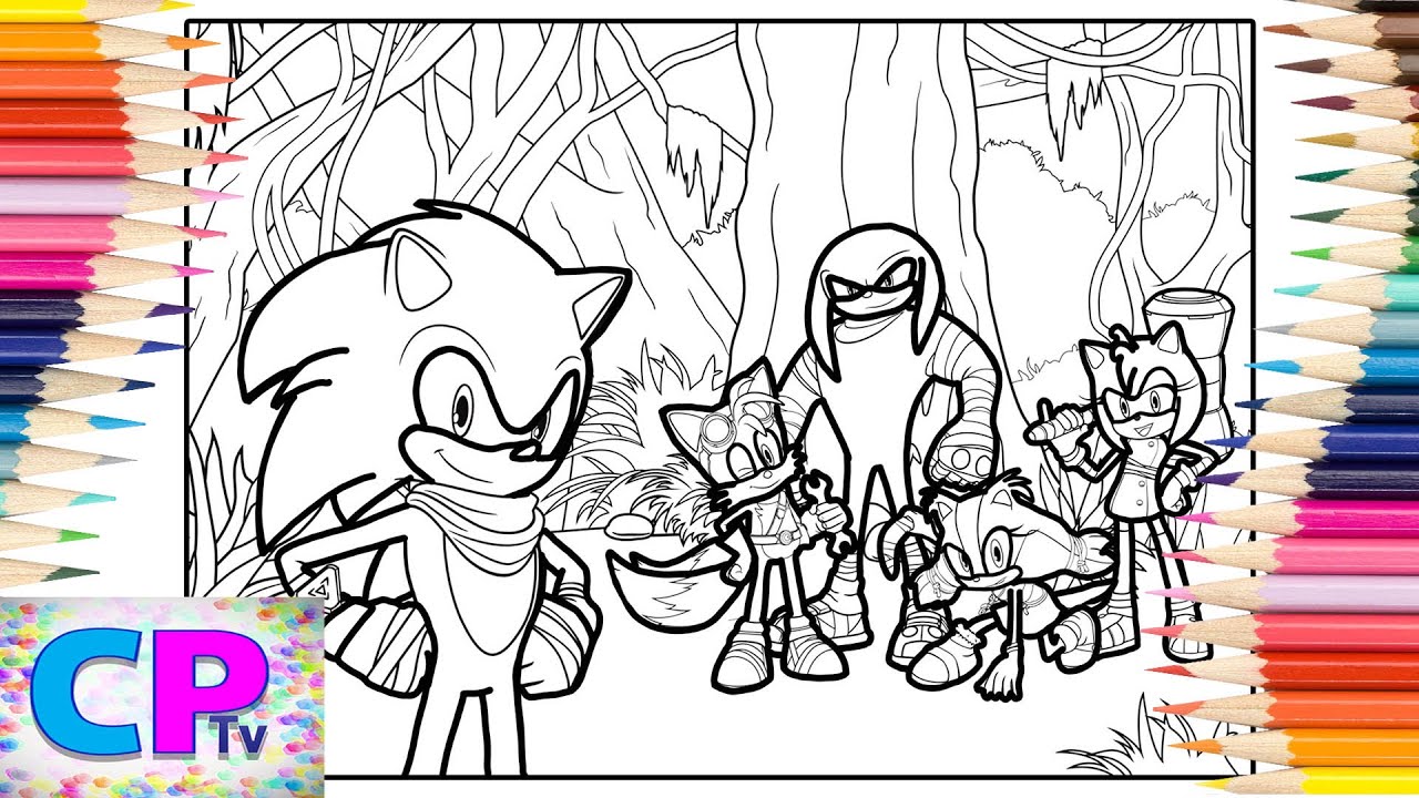 sonic mania coloring pages