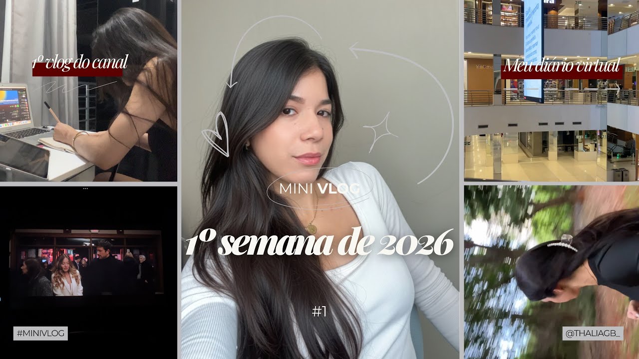 Vlog: 1º semana de 2026 | Estudos, organização e dia a dia