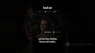head out — The Elder Scrolls V: Skyrim dialogue scene