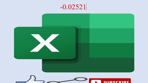 How to take log of negative numbers in excel