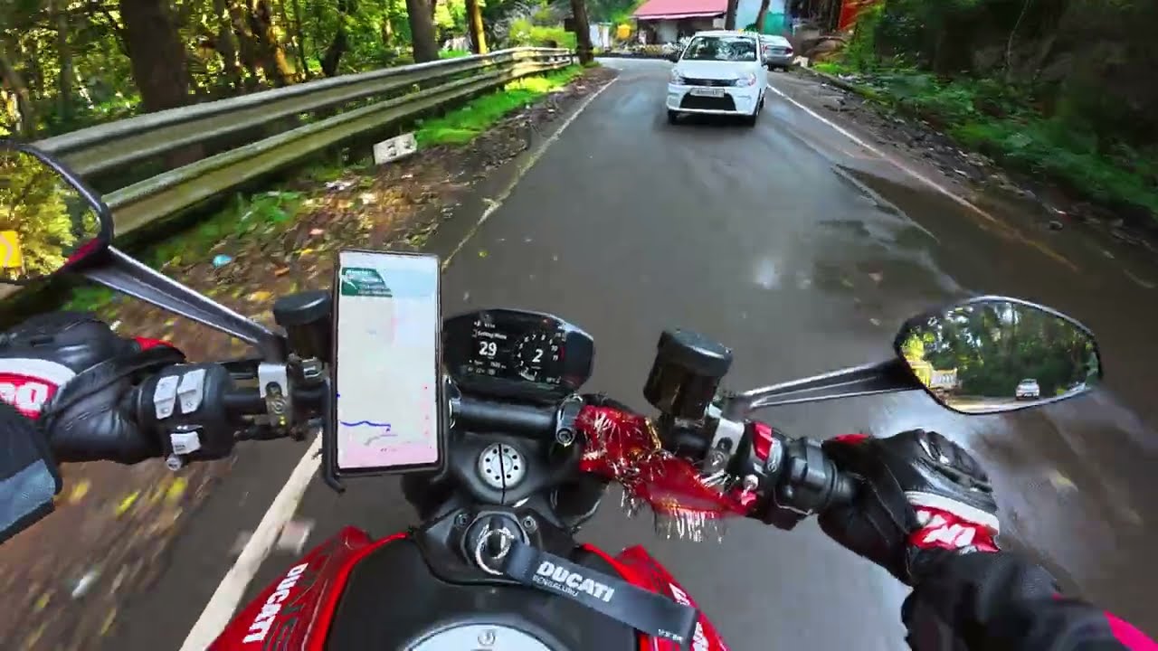 Ducati Monster Kolli Hills Ride Part 9 [Descending 70 hair pins 1][RAW ASMR POV] 4K