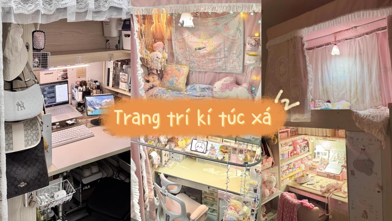Tổng hợp video trang trí kí túc xá siêu gọn gàng và đẹp mắt