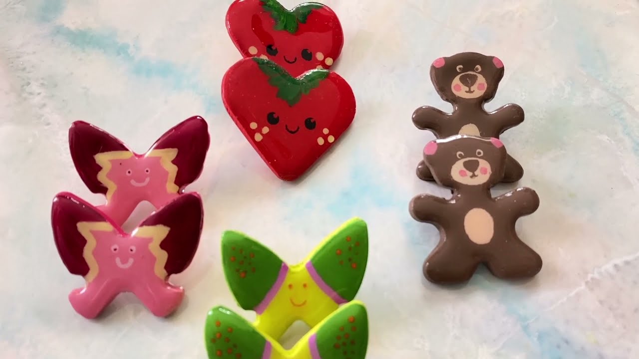 Kil Hamurundan Pin Broş Yapımı How i make clay pins ? DIY UV