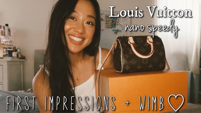 What fits inside my Vintage Louis Vuitton Nano Speedy Bag? 