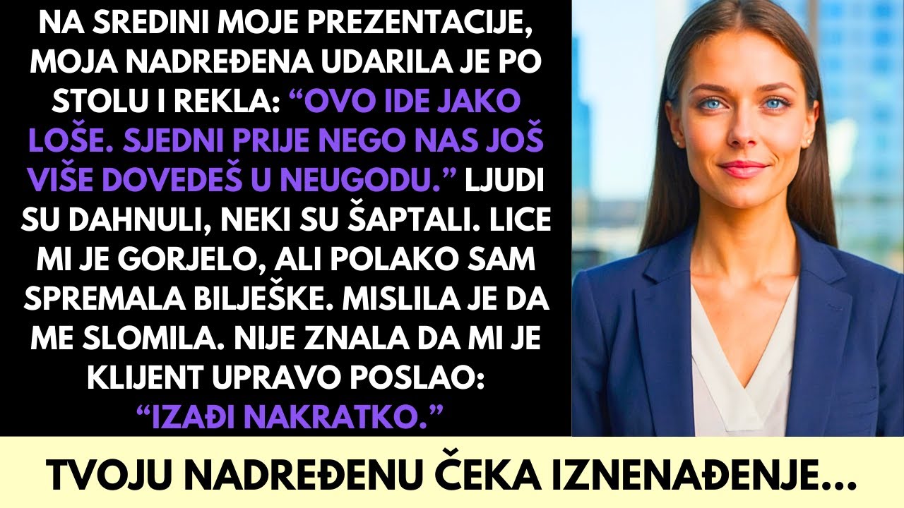 Ponižena Na Prezentaciji Od Milijun—Dok Elitni Klijent Nije Otkrios Istinu