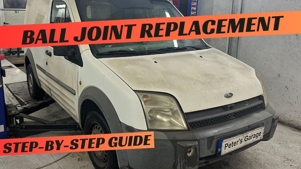 Замена нижнего шарового шарнира Ford Transit Connect