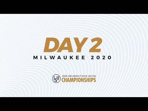 LIVE 🔴 | Day 2 ISU Four Continents Speed Skating Championships | #SpeedSkating