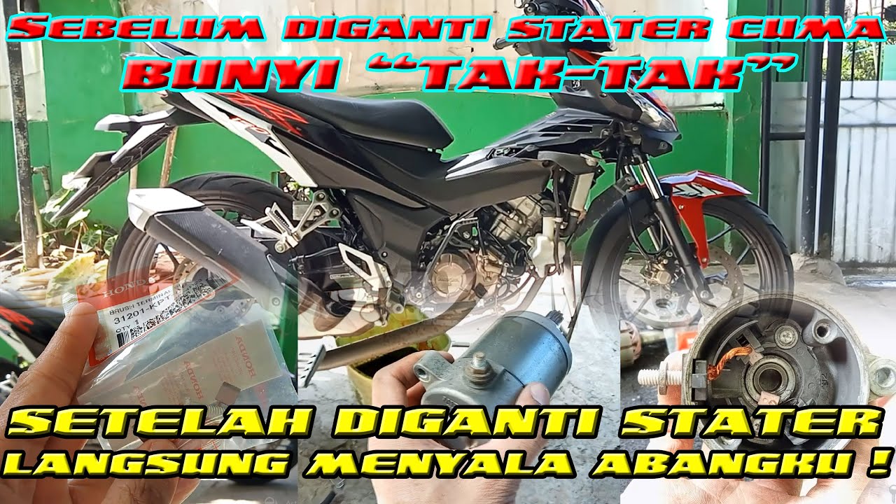 Ganti arang dinamo stater Honda Supra GTR 150 | #56