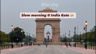 Slow Morning in Delhi | India Gate Sunrise Vlog 🇮🇳 🚶‍♀️  screenshot 5