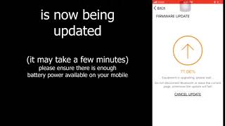 SG110CX Firmware Upgrade Via Mobile BLUETOOTH