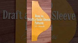 How To Draft a Basic Sleeve Pattern Easily ✂️ | Beginner Friendly Sewing Tutorial