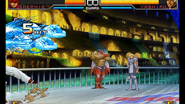 King of Fighters 2002 UM Orochi Shermie Combo