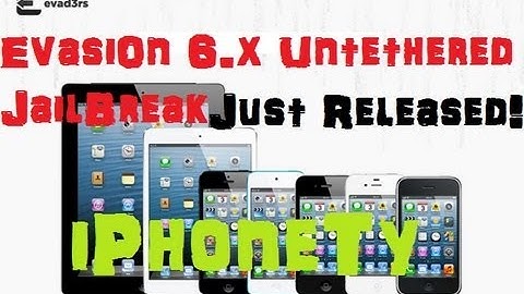 Untethered iOS 6 Jailbreak iPhone/iPod/iPad iOS 6.0/6.0.1/6.0.2/6.1 Evasi0n Evad3rs