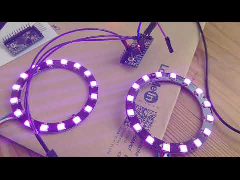 TILT!Audio controls RGB Led Rings