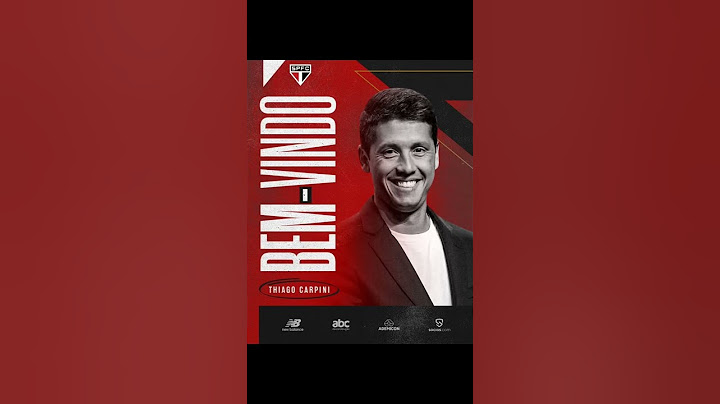 O São Paulo anunciou a contratação de Thiago Carpini.