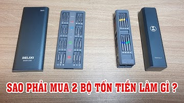Bộ tua vít 96 trong 1 đã xịn sò rồi rồi còn mua thêm bộ này nữa làm gì ?. Tua vít Xiaomi | PTA