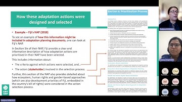 Series of Webinar on Adaptation Reporting under the ETF of the Paris Agreement - Session 3