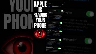 Apple Is Sending Your Data 👀 to Itself Right Now (Turn This Off) #shorts