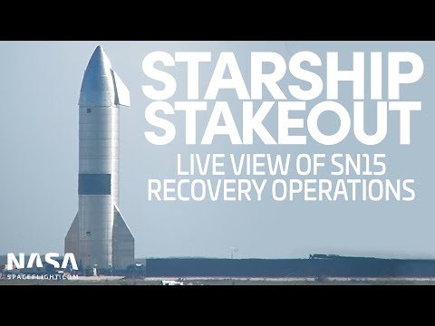 [LIVE] Starship SN15 Recovery Operations Day 2 [No Commentary]