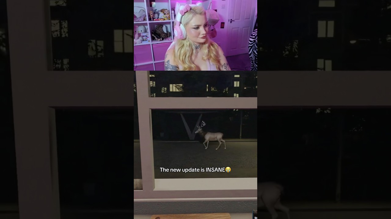 Олень был недружелюбен.