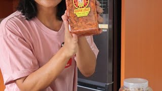 Unboxing the long-awaited snack package