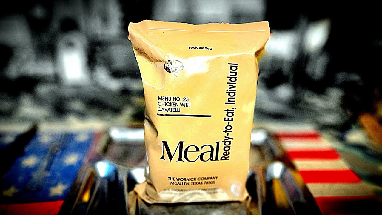 2004 MRE - Menu 23 - Chicken with Cavatelli [WORST ONE!!] - YouTube