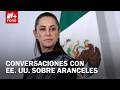 Sheinbaum habla de los aranceles de Estados Unidos a productos de México