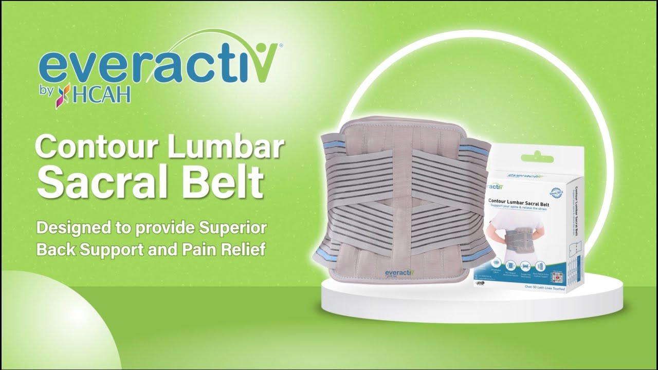 Contour Lumbar Belt – Ultimate Back Support for Pain Relief & Posture Correction!