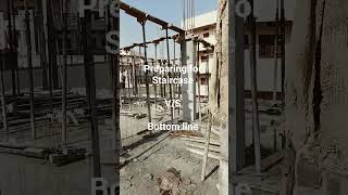 Preparing for Staircase V/S Bottom line #civilcontractors #construction #buildingservicesengineering