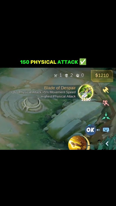 Chou one hit build and emblems || Chou best damage build #chou #mlchoumontage #mlviralshorts