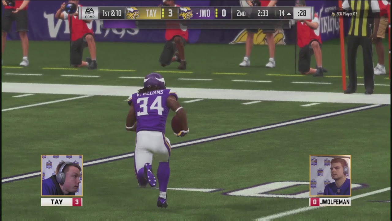 Madden 19 | Tay Vs. Jwolfeman | Vikings Club Series