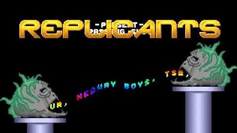 THE REPLICANTS - PASSING SHOT - ATARI Cracktro / Crack Intro ( ATARI STE / STF )