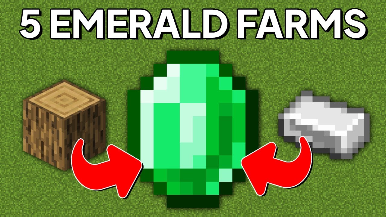 TOP 5 MUST HAVE EMERALD FARMS IN MINECRAFT 1.21.11 - YouTube