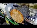 Woodturning - a Sweet Cherry Log