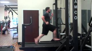 Bare Foot Running Man