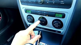 VAG Simple 1 minute climate control ON OFF button Skoda VW Audi SEAT modification