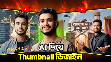 🔥 AI Thumbnail Design | ইউটিউব ভিডিওর জন্য Perfect Thumbnail বানান AI দিয়ে!