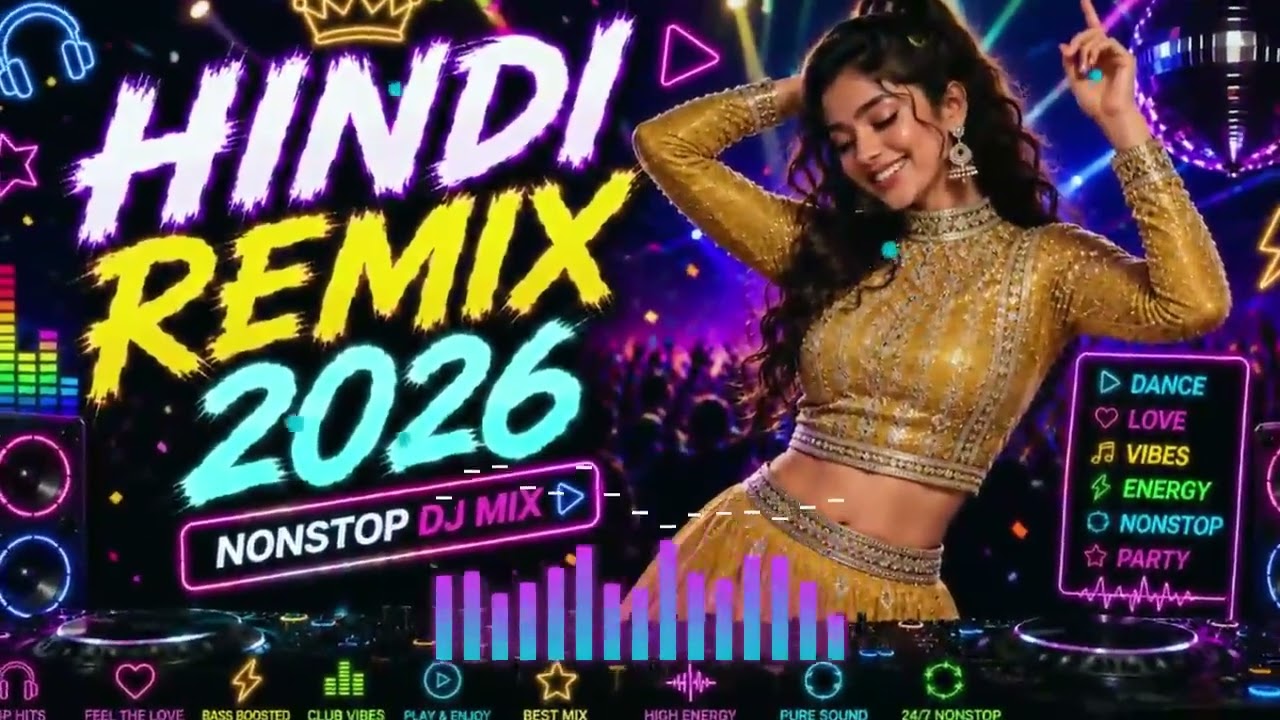 BOLLYWOOD REMIX PLAYLIST 2026 🔥 Best Indian DJ Songs | Nonstop Club Mix