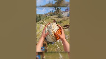 Recovering the bag with a rock #rust #rustpvp #spoonkid #rustclips #rustgame #rustraid #rustgameplay