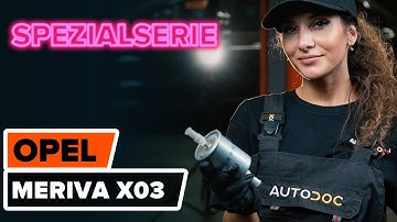 Wie OPEL MERIVA A Kraftstofffilter wechseln [AUTODOC TUTORIAL]