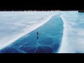 Patrik Permats skating on Lake Runn