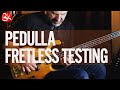 Pedulla fretless bass with bartolini pickups