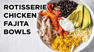 Quick Rotisserie Chicken Fajita Bowls by MOMables - Laura Fuentes 943 views 2 months ago 3 minutes, 15 seconds