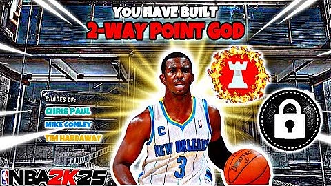 How To Make PRIME 2-WAY POINT GOD NEW ORLEANS ￼HORNETS Chris Paul Build On 2K25!!￼￼