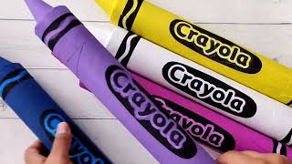 Cómo hacer crayolas gigantes con un tubo de cartón 🖍️